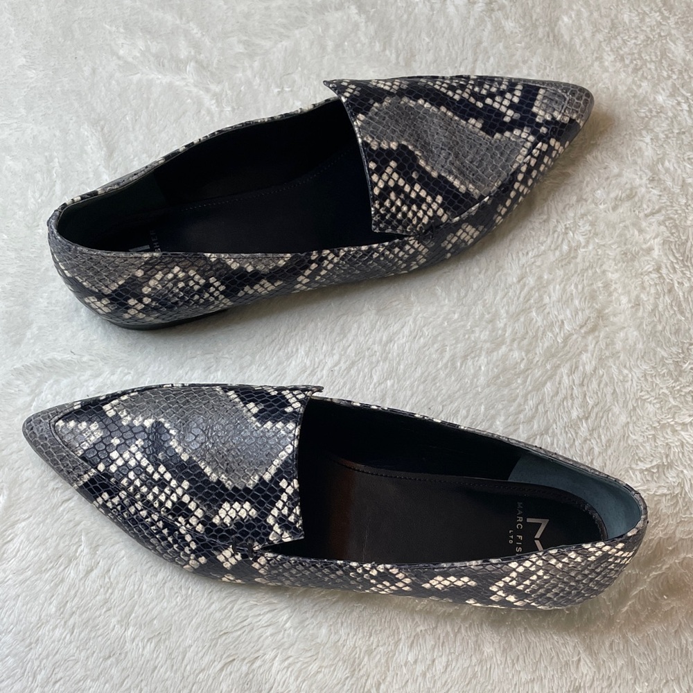 👠 Marc Fisher shoes - Snakeskin Flats - Picture 11 of 13
